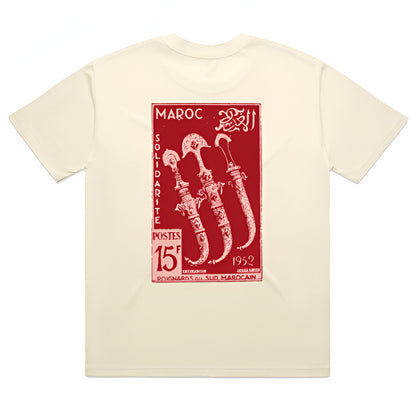 "Moroccan Steel" T Shirt Butter