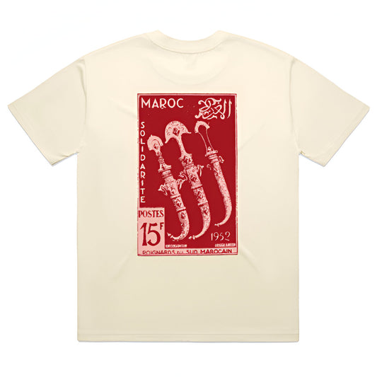 "Moroccan Steel" T Shirt Butter
