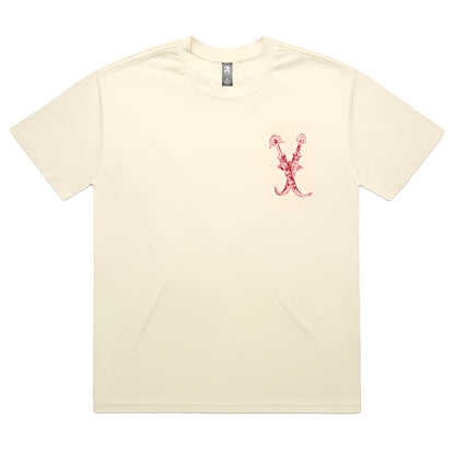 "Moroccan Steel" T Shirt Butter